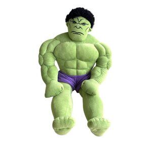 Marvel 24” Incredible Hulk Large Plush Stuffed Toy Bruce Banner Hero Avenger